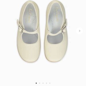 Le Petit Cream Kids Dress Shoes